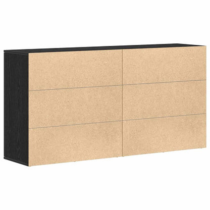 Sideboards 2 pcs Schwarze Eiche 79 x 38 x 80 cm Holzwerkstoff