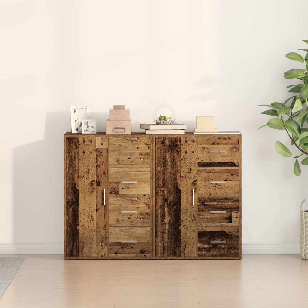Sideboards 2 pcs Altholz 60 x 31 x 84 cm Holzwerkstoff