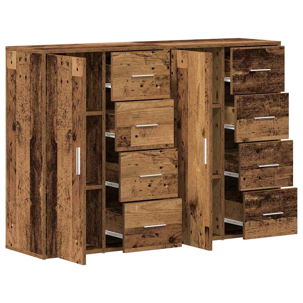 Sideboards 2 pcs Altholz 60 x 31 x 84 cm Holzwerkstoff