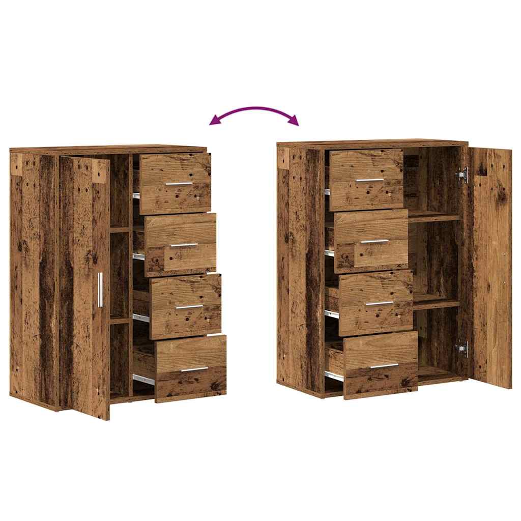 Sideboards 2 pcs Altholz 60 x 31 x 84 cm Holzwerkstoff