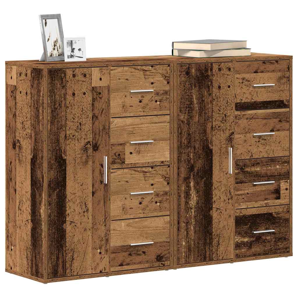 Sideboards 2 pcs Altholz 60 x 31 x 84 cm Holzwerkstoff