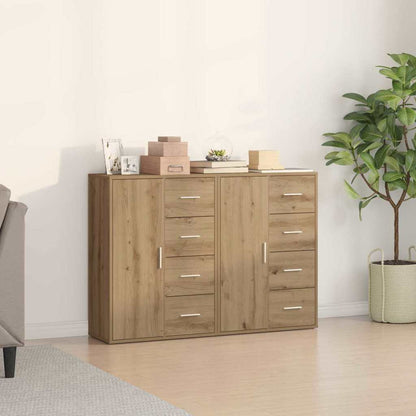 Sideboards 2 pcs Eiche handwerklich 60 x 31 x 84 cm