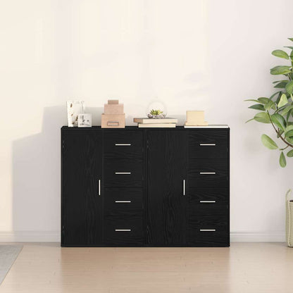 Sideboards 2 pcs Schwarze Eiche 60 x 31 x 84 cm Holzwerkstoff