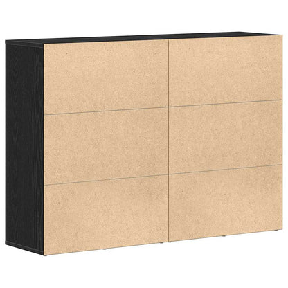 Sideboards 2 pcs Schwarze Eiche 60 x 31 x 84 cm Holzwerkstoff