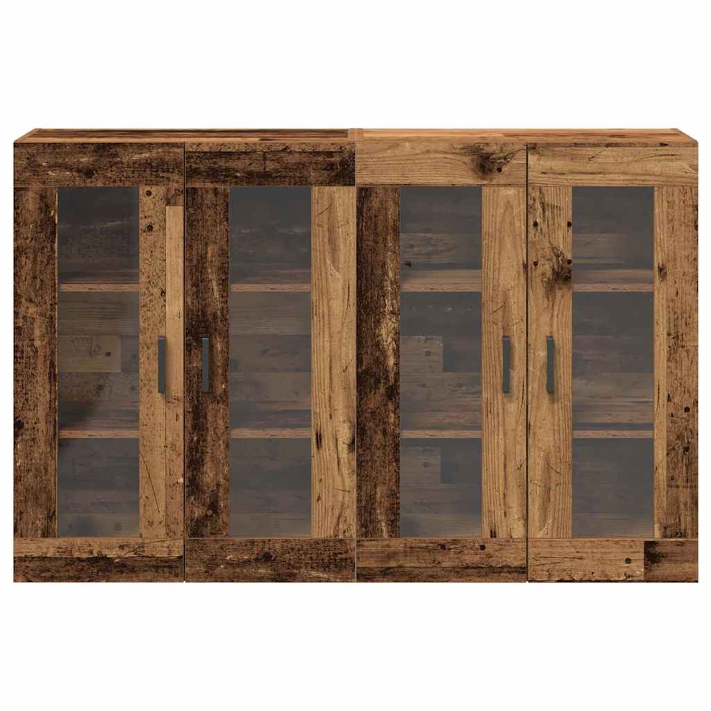 Wandschrank 2 pcs Altholz 69.5 x 34 x 90 cm Holzwerkstoff