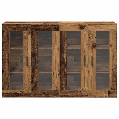 Wandschrank 2 pcs Altholz 69.5 x 34 x 90 cm Holzwerkstoff