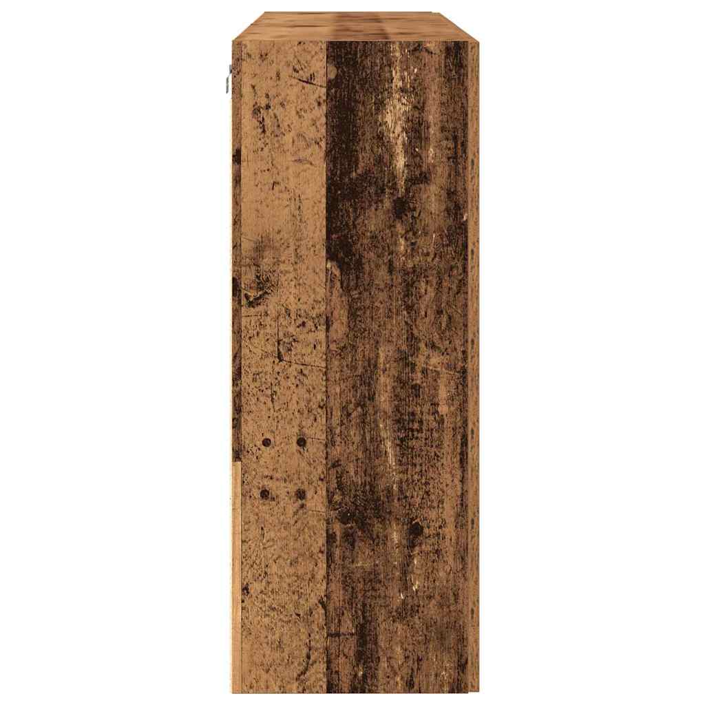 Wandschrank 2 pcs Altholz 69.5 x 34 x 90 cm Holzwerkstoff