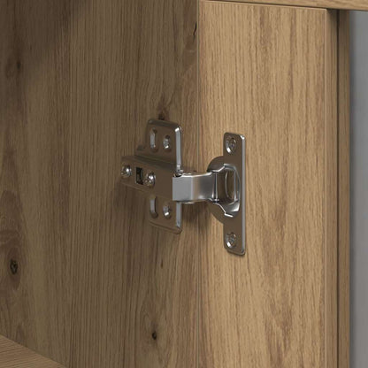 Wandschrank 2 pcs Eiche handwerklich 69.5 x 34 x 90 cm