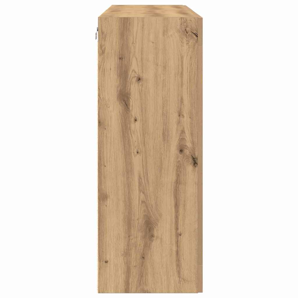 Wandschrank 2 pcs Eiche handwerklich 69.5 x 34 x 90 cm