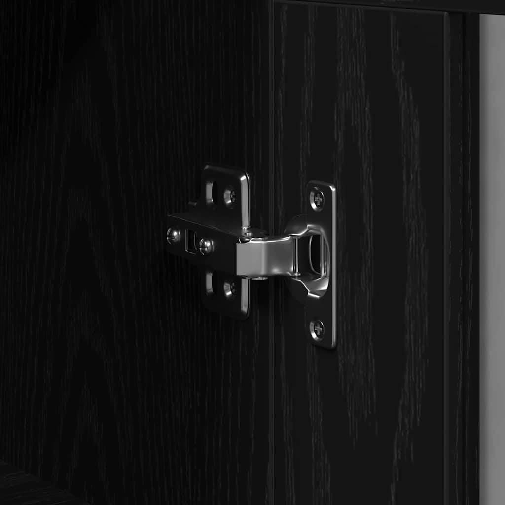 Wandschrank 2 pcs Schwarze Eiche 69.5 x 34 x 90 cm