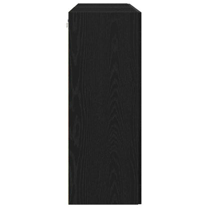 Wandschrank 2 pcs Schwarze Eiche 69.5 x 34 x 90 cm