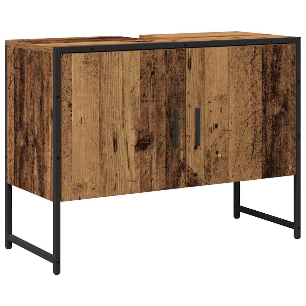 Badezimmermöbel Set 2 pcs Braun 80 x 33 x 60 cm Holzwerkstoff