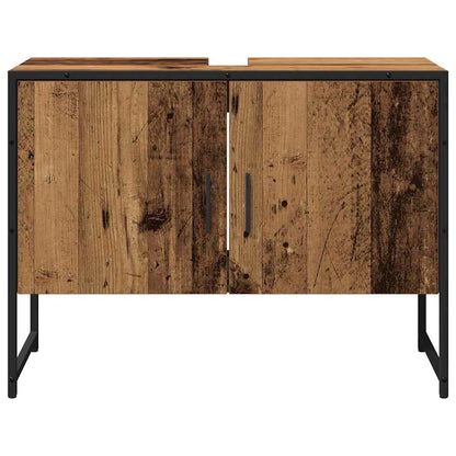 Badezimmermöbel Set 2 pcs Braun 80 x 33 x 60 cm Holzwerkstoff
