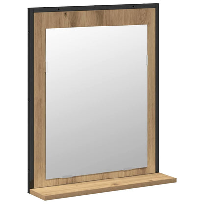 Badezimmermöbel Set 2 pcs Braun 80 x 33 x 60 cm Holzwerkstoff