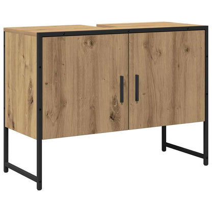 Badezimmermöbel Set 2 pcs Braun 80 x 33 x 60 cm Holzwerkstoff