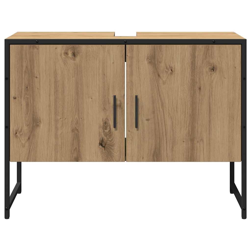 Badezimmermöbel Set 2 pcs Braun 80 x 33 x 60 cm Holzwerkstoff
