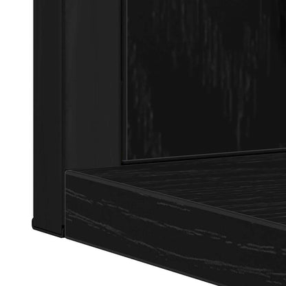 Badezimmermöbel Set 2 pcs Schwarz 80 x 33 x 60 cm Holzwerkstoff