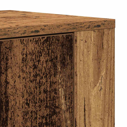 Highboard Altholz 80 x 33 x 150 cm Holzwerkstoff