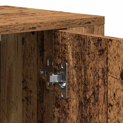 Highboard Altholz 80 x 33 x 150 cm Holzwerkstoff