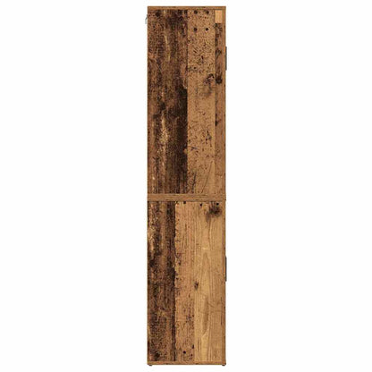Highboard Altholz 80 x 33 x 150 cm Holzwerkstoff