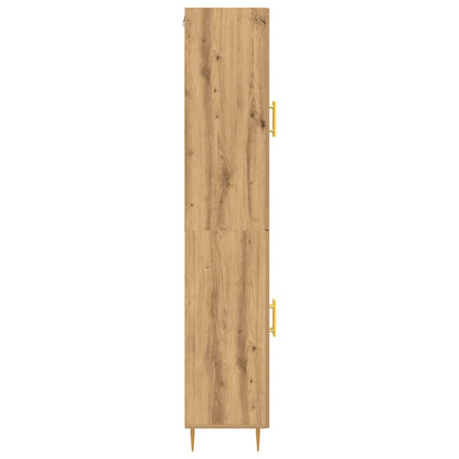 Hochboard 2 pcs Eiche handwerklich 69,5 x 34 x 180 cm