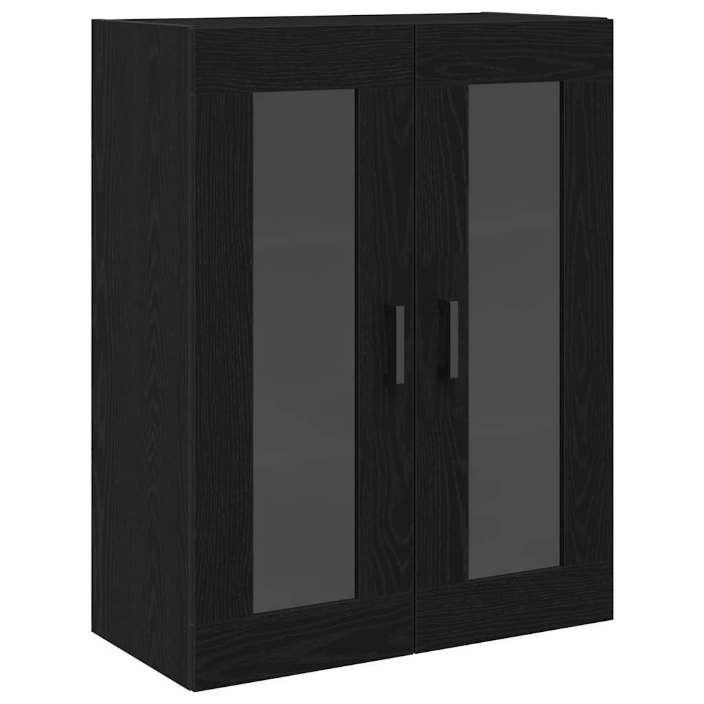 Hochboard 2 pcs Schwarze Eiche 69,5 x 34 x 180 cm Holzwerkstoff