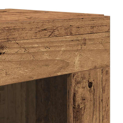 Hochboard 2 pcs Altholz 69,5 x 34 x 180 cm Holzwerkstoff