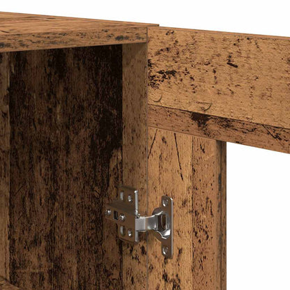 Hochboard 2 pcs Altholz 69,5 x 34 x 180 cm Holzwerkstoff