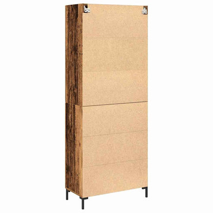 Hochboard 2 pcs Altholz 69,5 x 34 x 180 cm Holzwerkstoff