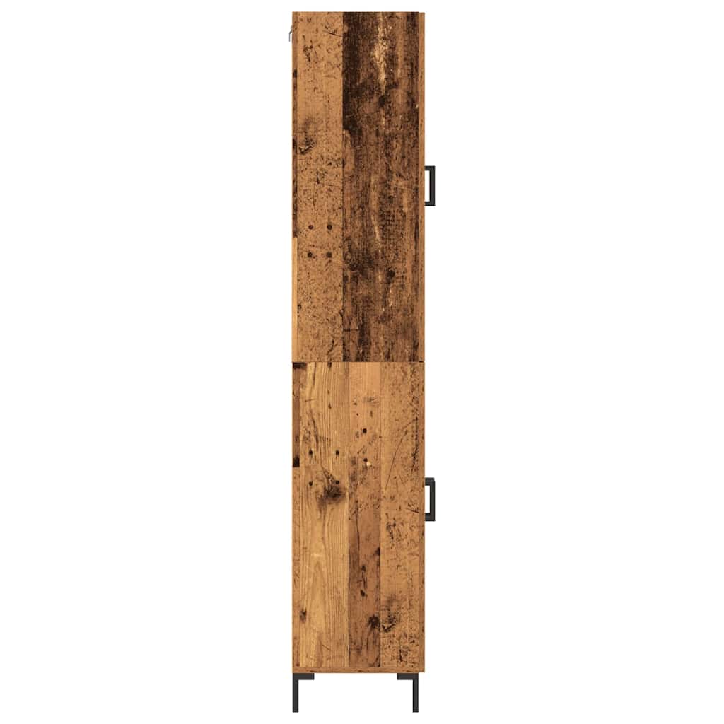 Hochboard 2 pcs Altholz 69,5 x 34 x 180 cm Holzwerkstoff