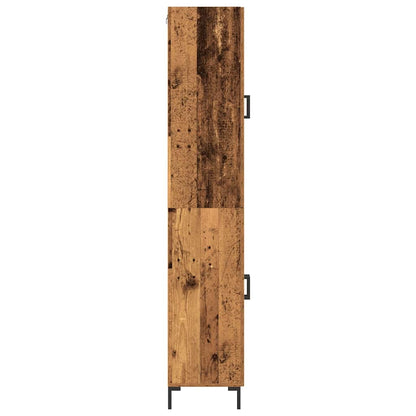 Hochboard 2 pcs Altholz 69,5 x 34 x 180 cm Holzwerkstoff