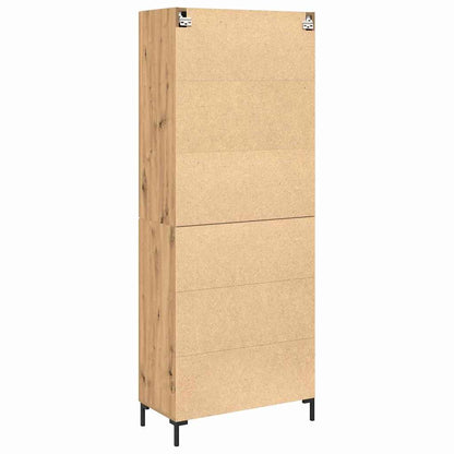 Hochboard 2 pcs Eiche handwerklich 69,5 x 34 x 180 cm
