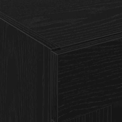 Hochboard 2 pcs Schwarze Eiche 69,5 x 34 x 180 cm Holzwerkstoff