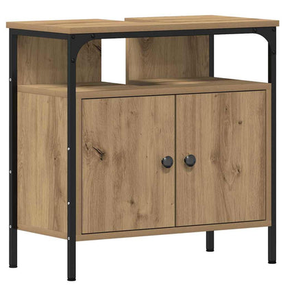 Badezimmermöbel Set 3 pcs Braun 80 x 30 x 60 cm Holzwerkstoff