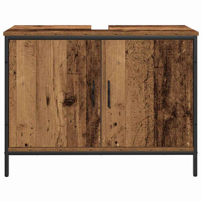 Badezimmermöbel Set 3 pcs Braun 80 x 30 x 44 cm Holzwerkstoff