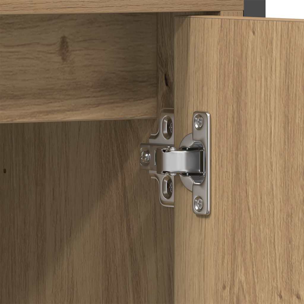 Badezimmermöbel Set mit Speicher 3 pcs Braun 33 x 33 x 120.5 cm