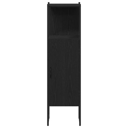 Badezimmermöbel Set mit Tür 3 pcs Schwarz 33 x 33 x 120.5 cm