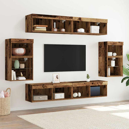 Unterhaltungszentrum 8 pcs Altholz 40 x 28.5 x 40 cm