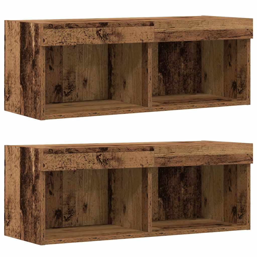 Unterhaltungszentrum 8 pcs Altholz 40 x 28.5 x 40 cm