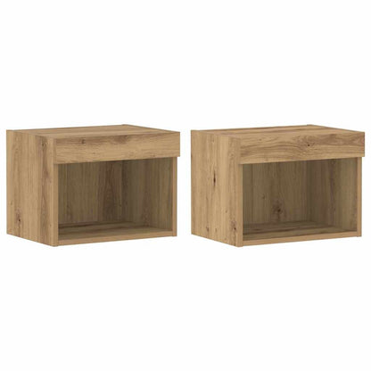 Unterhaltungszentrum 8 pcs Eiche handwerklich 40 x 28.5 x 40 cm