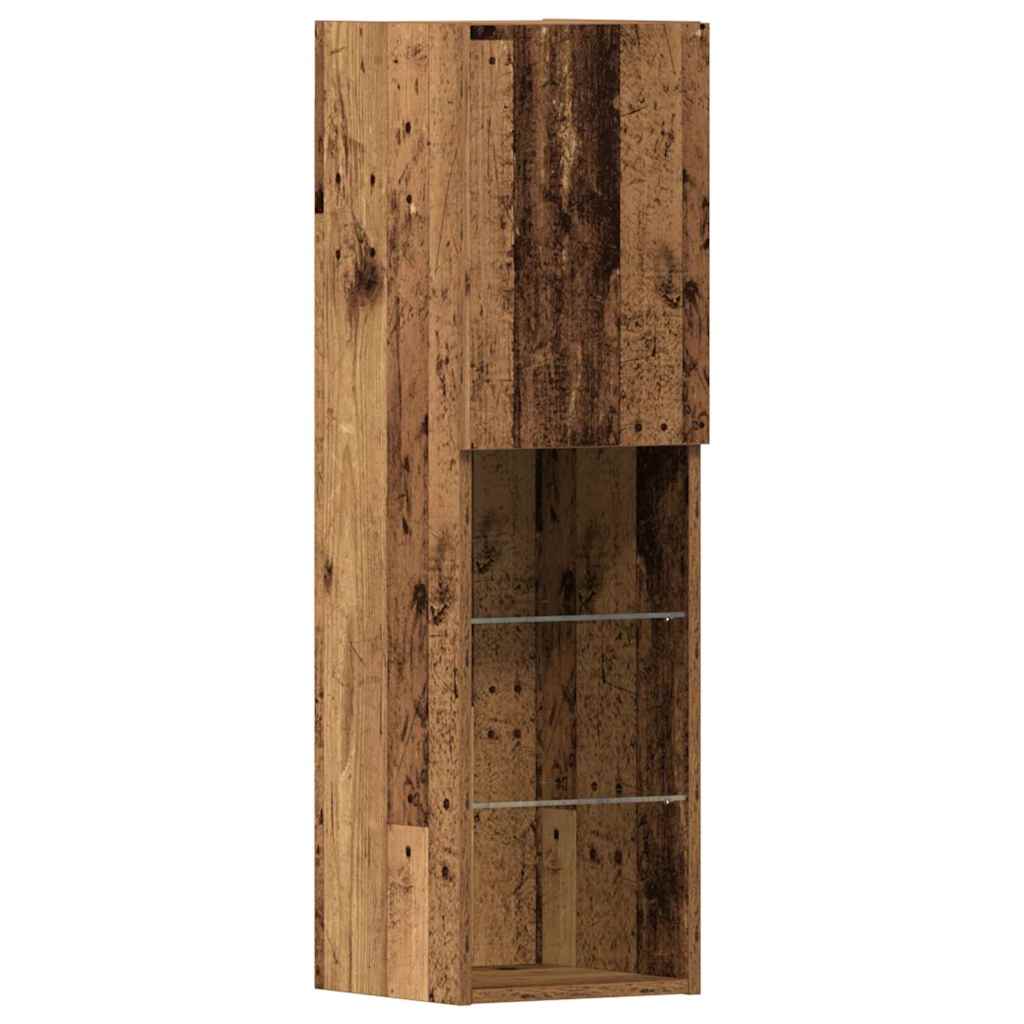 TV-Schränk 4 pcs Altholz 40,5 x 30 x 102 cm Holzwerkstoff