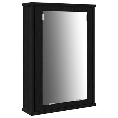 Badezimmermöbel Set 3 pcs Schwarze Eiche 33 x 33 x 185.5 cm