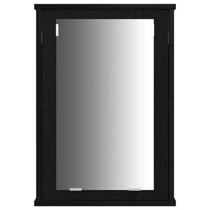 Badezimmermöbel Set 3 pcs Schwarze Eiche 33 x 33 x 185.5 cm