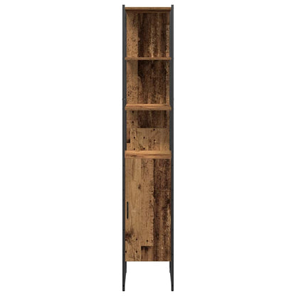 Badezimmermöbel Set mit Speicher 4 pcs Braun 33 x 33 x 185.5 cm