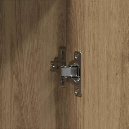 Badezimmermöbel Set mit Speicher 4 pcs Braun 33 x 33 x 185.5 cm