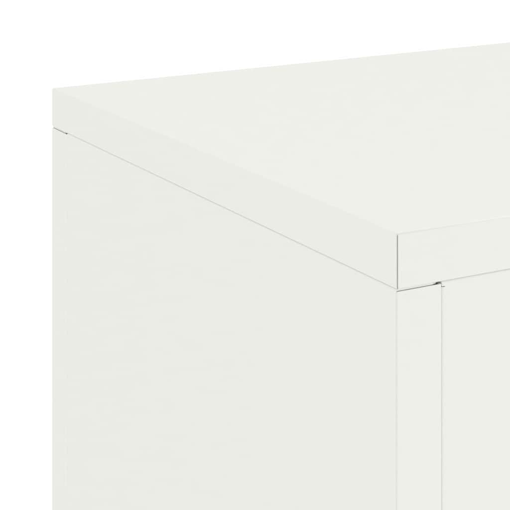 Pflanzenständer 2 pcs Weiß 24 x 24 x 35 cm Stahl
