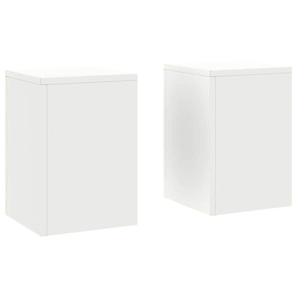 Pflanzenständer 2 pcs Weiß 24 x 24 x 35 cm Stahl