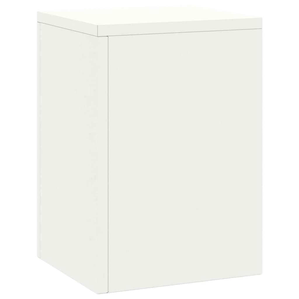 Pflanzenständer 2 pcs Weiß 24 x 24 x 35 cm Stahl