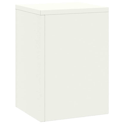 Pflanzenständer 2 pcs Weiß 24 x 24 x 35 cm Stahl