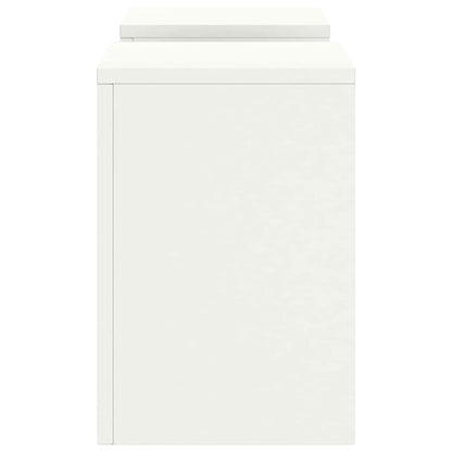Pflanzenständer 2 pcs Weiß 24 x 24 x 35 cm Stahl
